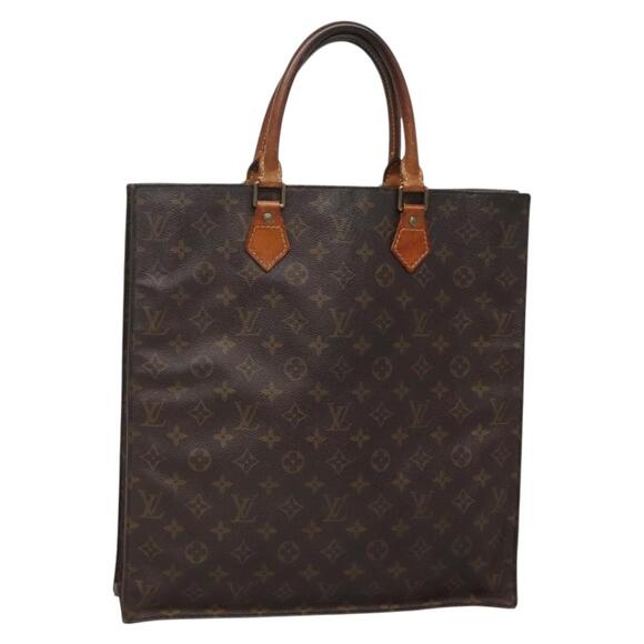 LOUIS VUITTON Monogram Sac Plat Hand Bag M51140 - Picture 1 of 11
